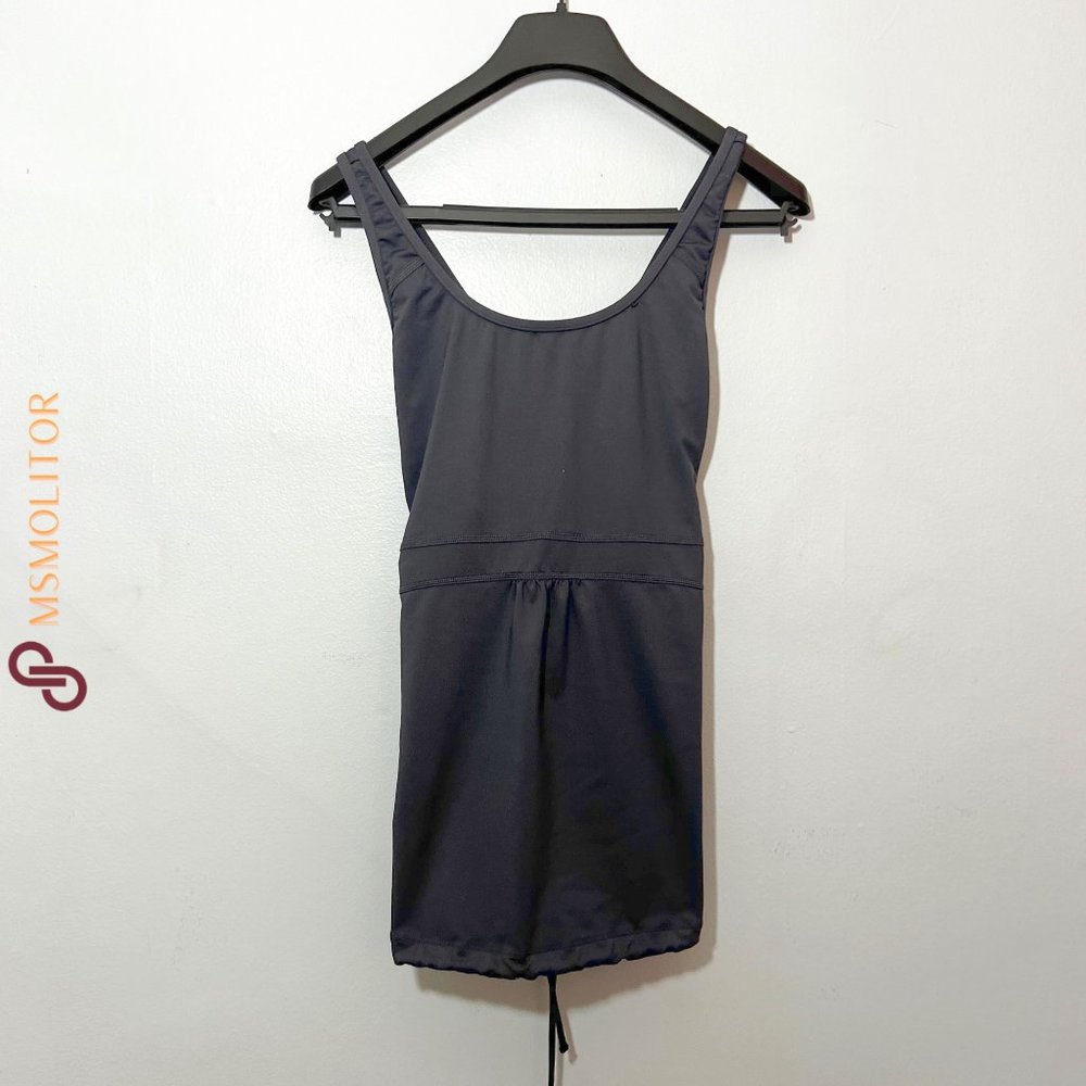 LL Bean Gray Cross-back Comfortable Tank Top